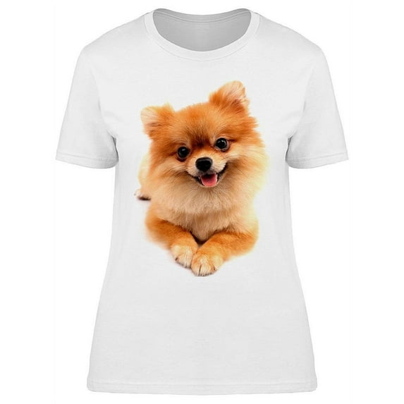 Cute Pomeranian, Posing T-Shirt Women -Image by Shutterstock, Female Small