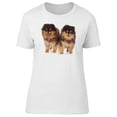 thumbnail image 1 of Cute Pomeranian Puppy Dogs T-Shirt Women -Image by Shutterstock, Female Small, 1 of 4