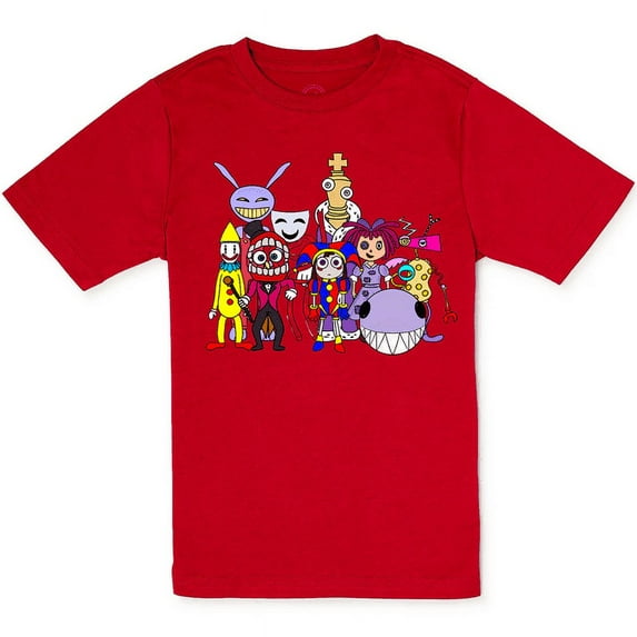 Cute Pomni, Ragatha, Gangle, Kinger, Zooble, Caines Circus T-Shirt Size 14-16