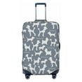 Cute Poodle Dog Dachshund Travel Luggage Cover No Luggage Suitcase