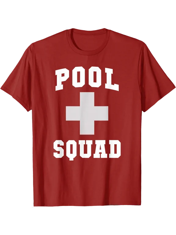 Cute Pool Squad Rescuer Dispatch Lifeguards Swim CPR T-Shirt