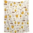 thumbnail image 1 of Cute Popcorn Blanket Food Blanket,Popcorn Gift for Popcorn Lover,Popcorn Fun Novelty Bed Blanket,Lightweight Super Soft Cozy Throw Blanket for Couch Bed Sofa,60"x80"-Queen Size for Adults, 1 of 6