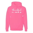 thumbnail image 1 of Cute Positive Christian Spirit Thankful Inspirational/Christian Unisex Graphic Hoodie Sweatshirt, Neon Pink, X-Large, 1 of 3
