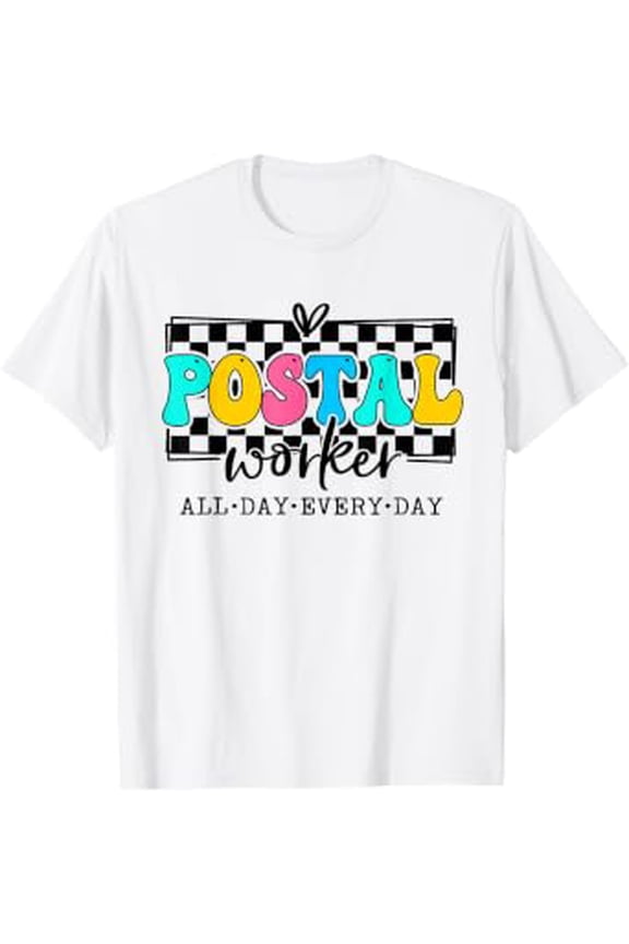 Cute Postal Worker Squad Post Office Mail Carrier Crew T-Shirt