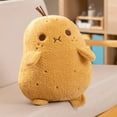 thumbnail image 1 of Cute Potato Plush Toy, Soft Stuffed Vegetable Pillow for Home Decor, Huggable Cartoon Potato Plushie for Gift Giving, 5.9 Inches, 1 of 7