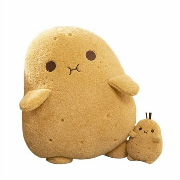 Cute Potato Stuffed Animal,19.6&5.9 Inch Potato Pillow Plush Toy,Soft Stuffed Food Potato Plushie Pillow Toys Doll Decorative Throw Pillows for Kids Boys Girls Birthday Xmas Gift, Yellow