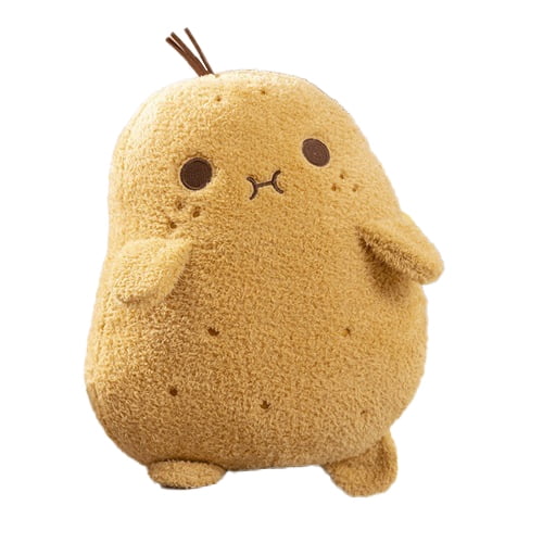 Cute Potato Stuffed Animal,19.6 Inch Potato Pillow Plush Toy,Soft Stuffed Food Potato Plushie Pillow Toys Doll Decorative Throw Pillows for Kids Boys Girls Birthday Xmas Gift, Yellow