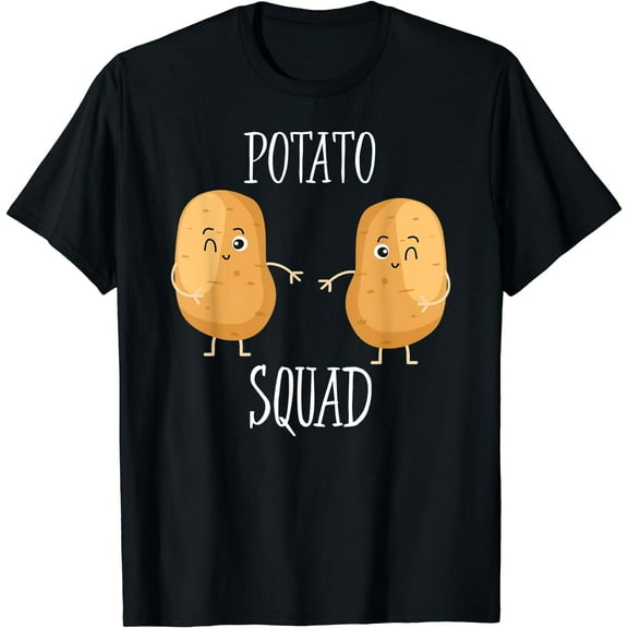 Cute Potato Tshirt Potato Squad Shirt Men Women T-Shirt