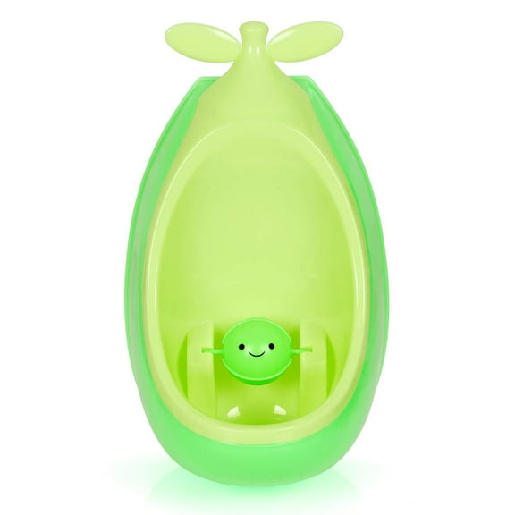 Cute Potty Training Urinal for Boys with Funny Aiming Target Game (Green)