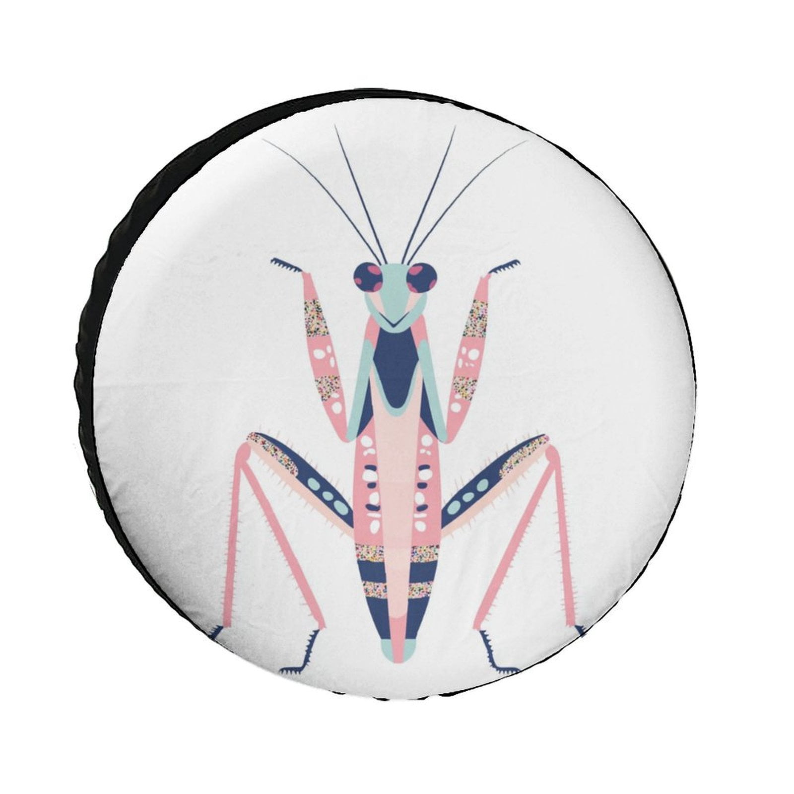 Cute Praying Mantis Camper Spare Tire Cover Funny Praying Mantis ...