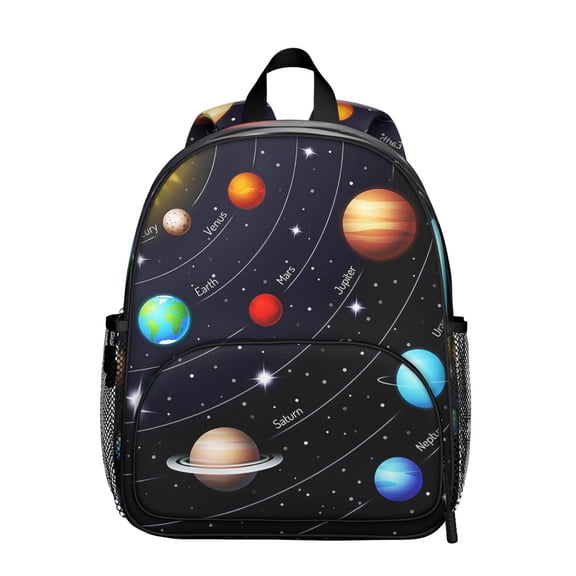 Lightweight Travel Backpack Featuring Outer Space and Nebula Cosmic Designs, Compact and Practical
