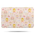 thumbnail image 1 of Cute Princess Castle Pattern Bathroom Rugs Mat,Non Slip Microfiber Bathroom Rug,Rubber Backing,Soft Bathroom Mats for Bathroom Floor,Tub and Shower,17x27in(43x68cm), 1 of 5