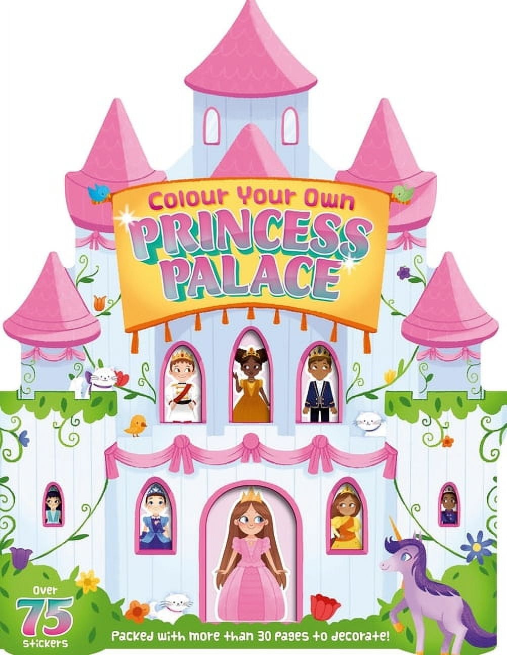Cute Princess Colouring Pages, (Paperback)