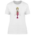 thumbnail image 1 of Cute Princess Mermaid T-Shirt Women -Image by Shutterstock, Female Large, 1 of 2