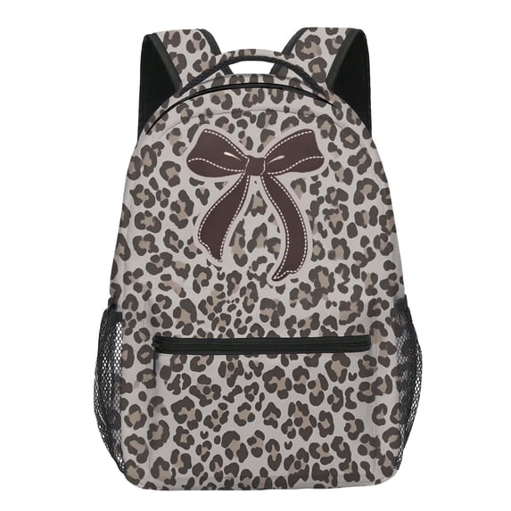 Cute Print Backpack for School, Lightweight Student Bookbag with Padded Straps