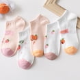 thumbnail image 1 of Cute Print Socks for Women Men Trendy Sweat Absorption Comfortable Short Socks Versatile Cartoon Low Top Boat Socks Series Print Colorful Pattern Novelty Unisex Socks 6 Pairs, 1 of 4