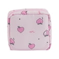 thumbnail image 1 of Cute Portable Sanitary Napkin Storage Bag - Large Capacity Cosmetic Bag with Effect for Makeup and Toiletries, 1 of 7