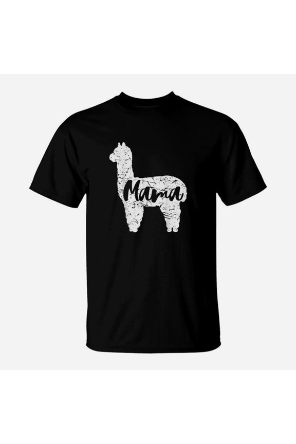 Cute Proud Mama Llama Alpaca Happy Mothers Day Gift TShirt