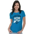 thumbnail image 1 of Cute Proud Soccer Mom Sports Mother Womens Fitted Plus Size Graphic Tee Brisco Brands 3X, 1 of 5