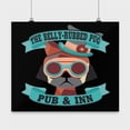 thumbnail image 1 of Cute Pug Poster - Wall Art for Pet Lovers Gift, 1 of 4