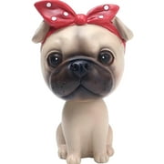 Cute Pug Bobblehead Car Home Office Decoration