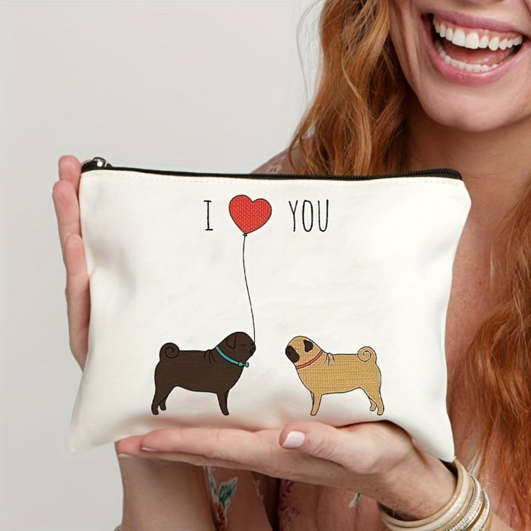 Pug Cosmetic Bag Pug Cosmetic Bag