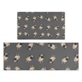 thumbnail image 1 of Cute Pug Puppies Kitchen Rugs Sets Of 2,Anti Fatigue Kitchen Mat Rugs Non Slip Washable,Decorative Kitchen Floor Mats for Kitchen,Sink,Laundry,17"x30"+17"x47", 1 of 7