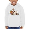 thumbnail image 1 of Cute Pug W Candies Hoodie Toddler -Image by Shutterstock,  4 Toddler, 1 of 4