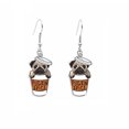 thumbnail image 1 of Cute Pugkin Spice Drop Earrings, 1 of 1