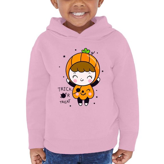 Cute Pumpkin Costume Girl Hoodie Toddler -Image by Shutterstock, 2 Toddler