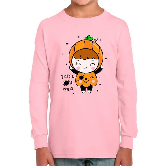 Cute Pumpkin Costume Girl Long Sleeve Toddler -Image by Shutterstock,  3 Toddler