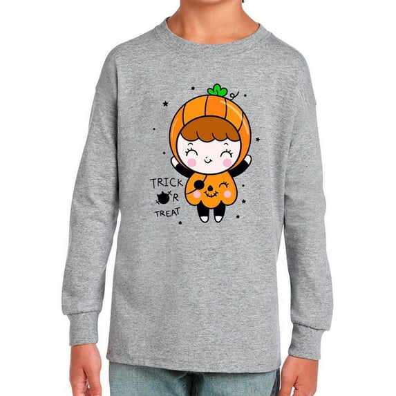 Cute Pumpkin Costume Girl Long Sleeve Toddler -Image by Shutterstock, 3 Toddler