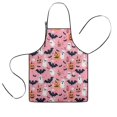thumbnail image 1 of Cute Pumpkin Ghost Halloween Pattern Kids Aprons for Girls and Boys,Adjustable Neck Strap Toddler Aprons for Kids Cooking Baking,23.6"x19", 1 of 7