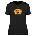 thumbnail image 1 of Cute Pumpkin Halloween Cartoon Tee Women's -Image by Shutterstock, 1 of 2