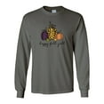 thumbnail image 1 of Cute Pumpkin Happy Fall Y'all Unisex Adult Long Sleeve T-shirt-Charcoal-4xl, 1 of 4