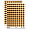 thumbnail image 1 of Cute Pumpkin 200+ Round Stickers - Orange - Matte Finish - 0.50" Size, 1 of 3