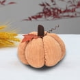 thumbnail image 1 of Cute Pumpkin Shaped Throw Pillow | Soft Decorative Cushion for Fall | Thanksgiving and Halloween Home Decor Accent, 1 of 7