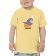 thumbnail image 1 of Cute Pumpkin W Witch Hat T - Toddler T-Shirt, 1 of 4