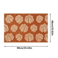 thumbnail image 1 of Cute Pumpkins Bathroom Rugs Non Washable Boho Fall Bath Mat Shaggy Absorbent Rustic Farmhouse Country Area Rugs for Bathroom Kitchen Entryway Autumn Decor Machine Washable, 1 of 4