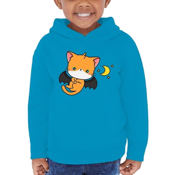 Cute Pumpkitty Bat Costume Hoodie Toddler -Image by Shutterstock, 2 Toddler