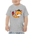thumbnail image 1 of Cute Pumpkitty In Pirate Costume T-Shirt Toddler -Image by Shutterstock,  3 Toddler, 1 of 4