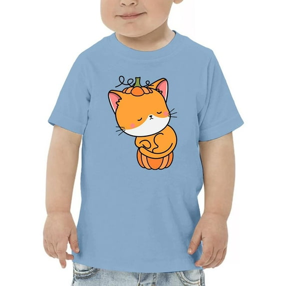 Cute Pumpkitty. Pumpkin Costume T-Shirt Toddler -Image by Shutterstock, 2 Toddler