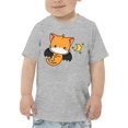 thumbnail image 1 of Cute Pumpkitty. Vampire Costume T-Shirt Toddler -Image by Shutterstock,  3 Toddler, 1 of 4