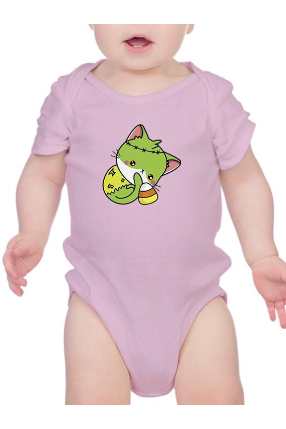 Cute Pumpkitty Zombie Costume Bodysuit Infant -Image by Shutterstock, 12 Months
