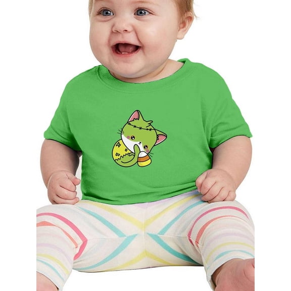 Cute Pumpkitty Zombie Costume T-Shirt Infant -Image by Shutterstock,  6 Months