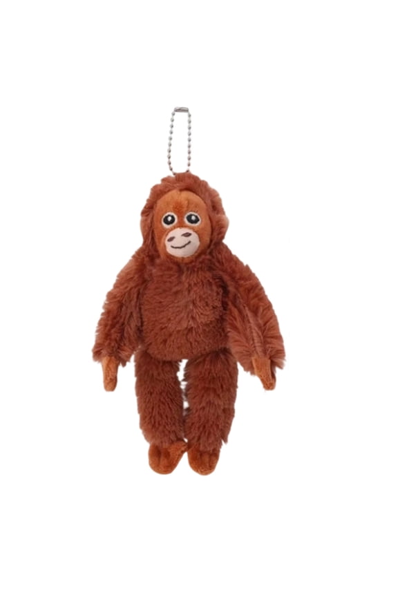 Cute Punch Plush Hugging Monkey Keychain Funny Stuffed Animal Keychain Purse Charms Bag Charms for Handbags Gifts for Women Man