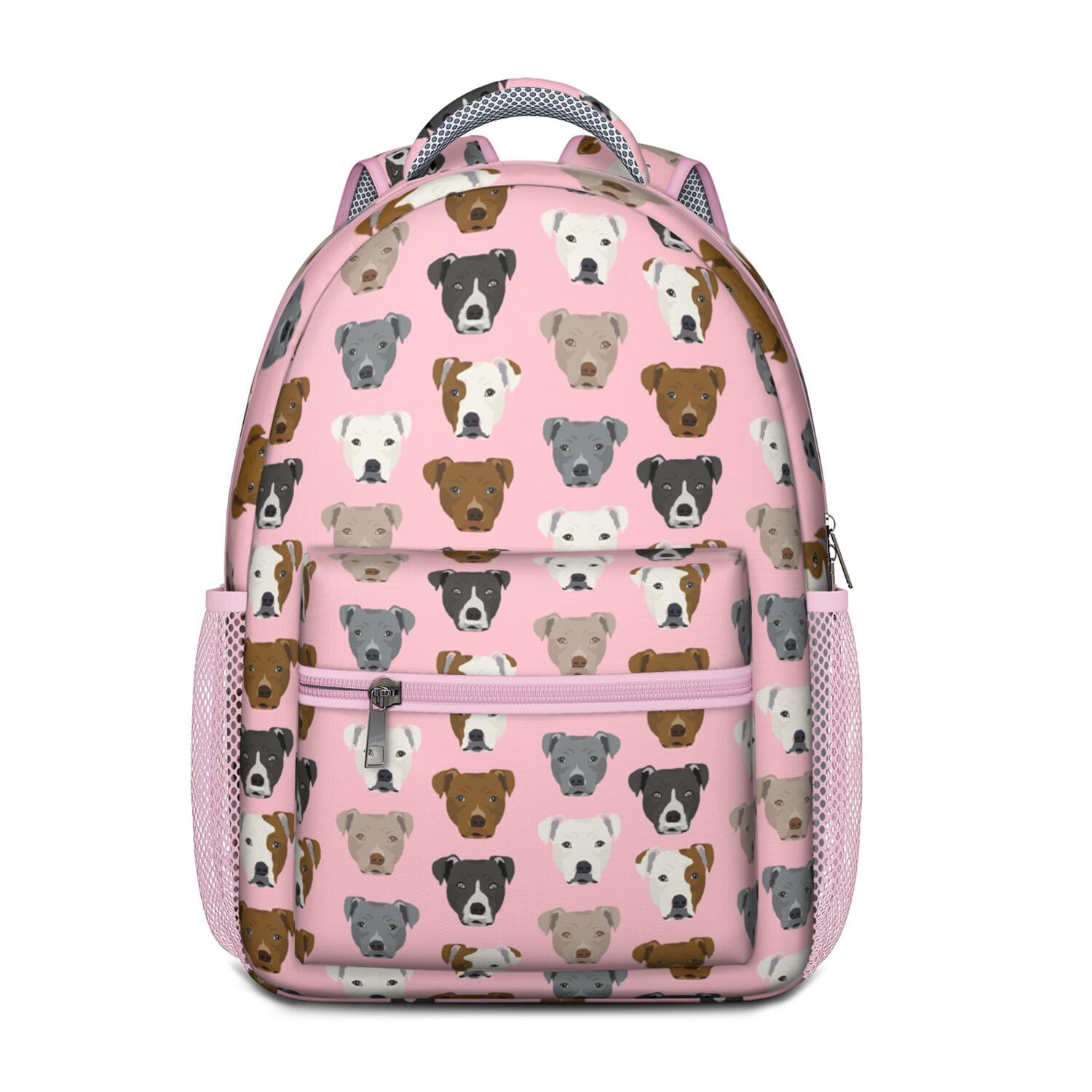Cute Puppy Backpack – Dog Pattern Bookbag for , Artistic Watercolor ...