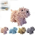 thumbnail image 1 of Cute Puppy Chenille Hand Towel, Cute Cartoon Dog Plush Fuzzy Ball Hand Towel, Super Absorbent Hanging Kitchen & Bathroom Towels for Kids, Soft Hand Drying Puff for Bath, Washstand, 1 of 8