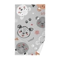thumbnail image 1 of Cute Puppy Dogs Cotton Face Towels Absorbent Hand Towel Soft Bathroom Towel for Kitchen Hotel Decoration, 1 of 7