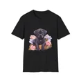 thumbnail image 1 of Cute Puppy Floral Dog Lover Gift Animal Tee Pet Memory Shirt Unisex T-Shirt, up to Size 5XL, 1 of 2
